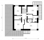 Проект двухэтажного дома c большим гаражом и террасой Rg3428 План3